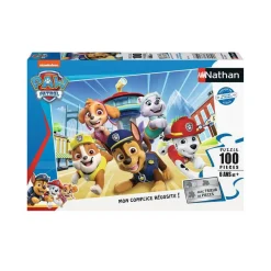 Puzzle 100 pièces : Les Aventures De La Pat'Patrouille (Paw Patrol) - Nathan