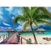 Puzzle 1000 pièces : Unlimited Fit Technology : Plage paradisiaque, Bora-Bora - Trefl Prime