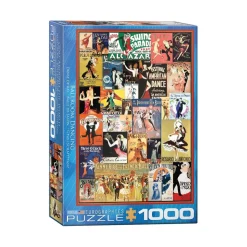 Puzzle 1000 pièces : Affiches danse de salon - Eurographics