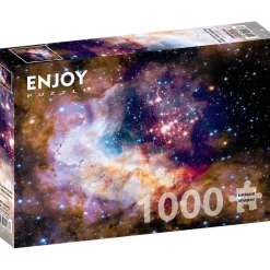 Puzzle 1000 pièces : Amas d'étoiles dans la Voie Lactée - EnjoyPuzzle