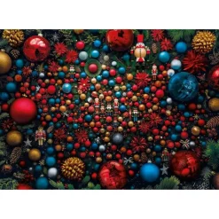 Puzzle 1000 pièces : Ambiance de noël - Clementoni