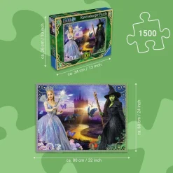 Puzzle 1500 pièces : Amies ou adversaires ? (Wicked 2) - Ravensburger