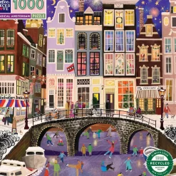 Puzzle 1000 pièces : Amsterdam magique - Eeboo