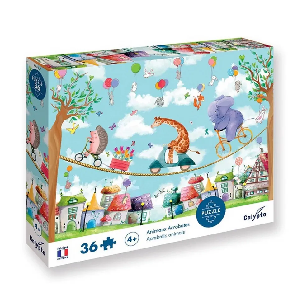 Puzzle 36 pièces - Animaux Acrobates - Sentosphère
