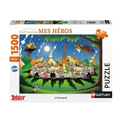Puzzle 1500 pièces - Astérix et Obélix : Le banquet - Nathan