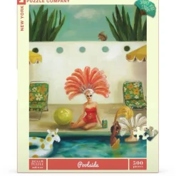 Puzzle 500 pièces : Au bord de la piscine - New York Puzzle Company