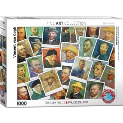 Puzzle 1000 pièces : Autoportraits de Van Gogh - Eurographics