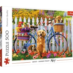 Puzzle 500 pièces : Aventure des chiots - Trefl