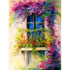 Puzzle 1000 Pièces : Balcon fleuri - EnjoyPuzzle