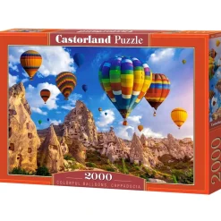 Puzzle 2000 pièces : Ballons colorés, Cappadoce - Castorland