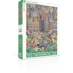 Puzzle 1000 pièces : Barrage Charmante Ville - New York Puzzle Company
