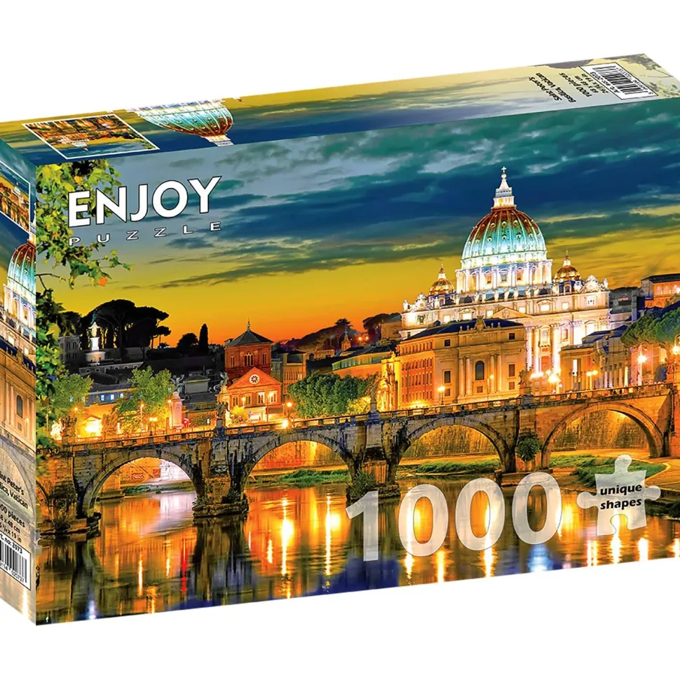 Puzzle 1000 Pièces : Basilique Saint-Pierre - Vatican - EnjoyPuzzle