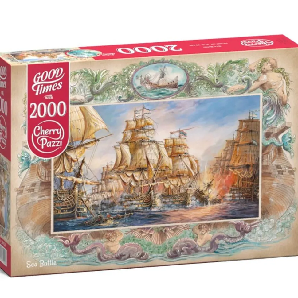 Puzzle 2000 pièces : Bataille navale - CherryPazzi