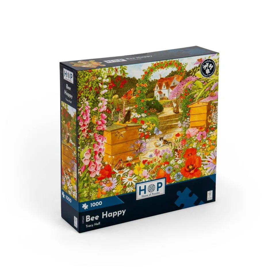 Puzzle 1000 pièces : Bee Happy - The House Of Puzzle