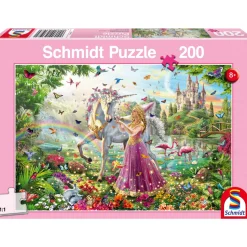 Puzzle 200 pièces : Belle fée dans la forêt magique - Schmidt