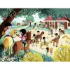 Puzzle 60 pièces : Bienvenue au centre équestre - Nathan