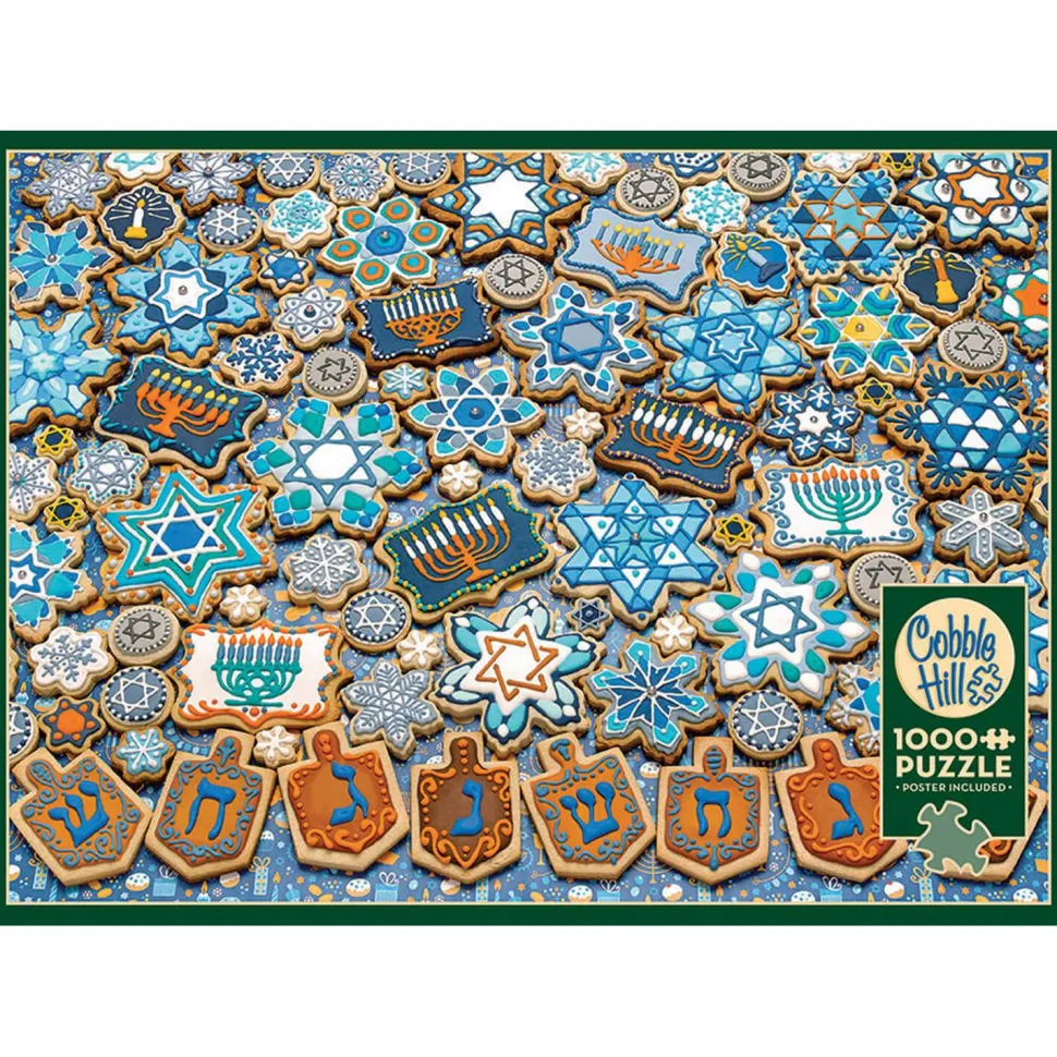 Puzzle 1000 pièces : Biscuits de Hanoucca - Cobble Hill
