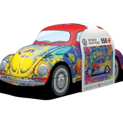 Puzzle 550 pièces : Boîte en métal - Éclaboussure de la Coccinelle VW - Eurographics