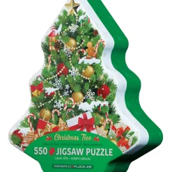 Puzzle 550 pièces : Boîte métal : Sapin de Noël - Eurographics