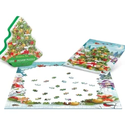 Puzzle 550 pièces : Boîte métal : Sapin de Noël - Eurographics