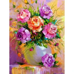 Puzzle 1000 Pièces : Bouquet de Roses - EnjoyPuzzle