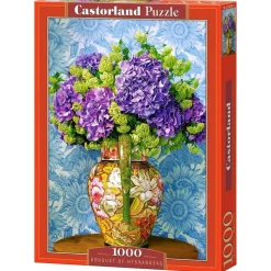 Puzzle 1000 pièces : Bouquet de Hydrangeas - Castorland