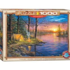 Puzzle 1000 pièces : Brume du soir par Abraham Hunter - Eurographics