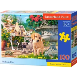 Puzzle 100 pièces : Cache-cache - Castorland