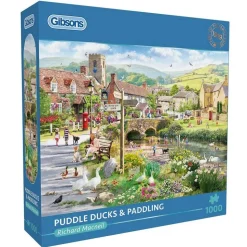 Puzzle 1000 pièces : Canards et pataugeoire - Gibsons