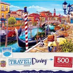 Puzzle 550 pièces : Carnet de voyage - Venise - Master Pieces