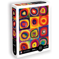 Puzzle 1000 pièces : Carrés et Cercles Concentrique - Vassily Kandinski - Sentosphère