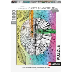 Puzzle 1000 pièces : Carte Blanche : Léo , Marlène Le Cidre - Nathan