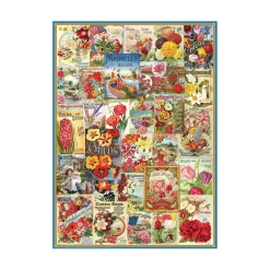 Puzzle 1000 pièces : Catalogue de graines de fleurs - Eurographics