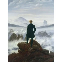 Puzzle 1000 pièces : C.d.friedrich - Le voyageur - Piatnik