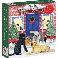 Puzzle 1000 pièces : Chalet de Noël - Galison