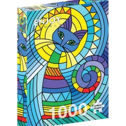 Puzzle 1000 Pièces : Chat ornemental - EnjoyPuzzle