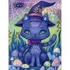 Puzzle 1000 pièces : Chat Sorcière Rêveur - Heye