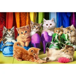 Puzzle 1000 pièces : Chatons arc-en-ciel - Eurographics