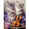 Puzzle 500 pièces : Chatons Musicaux - Castorland
