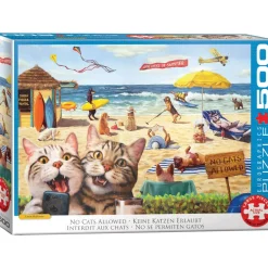 Puzzle 500 pièces : Chats interdits par Lucia Heffe - Eurographics