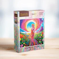 Puzzle 1023 pièces : Chemin fleuri - Édition Spéciale Elif Hurdogan - Magnolia