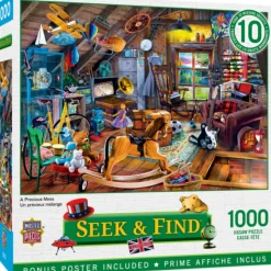 Puzzle 1000 pièces : Cherche et trouve - Un précieux désordre - Master Pieces