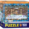 Puzzle 100 pièces : Cherche et trouve : Hockey sur glace - Eurographics