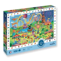 Puzzle 100 pièces : Cherche et Trouve - Fête foraine - Sentosphère