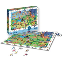 Puzzle 100 pièces : Cherche et Trouve - Fête foraine - Sentosphère