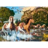 Puzzle 1000 pièces : Chevaux au Pays des Merveilles - Castorland