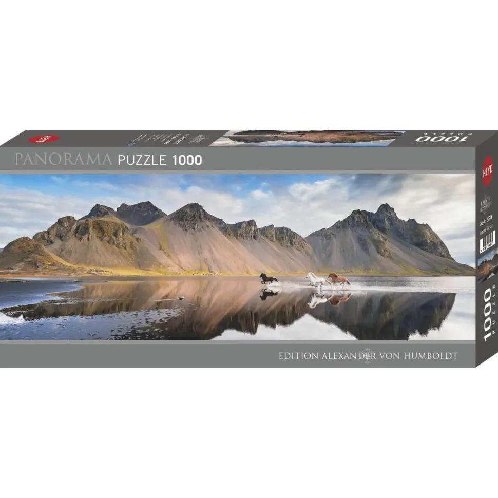 Puzzle 1000 pièces : Chevaux d'Islande - Heye