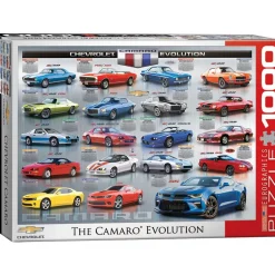 Puzzle 1000 pièces : Chevrolet, Evolution de la Camaro - Eurographics