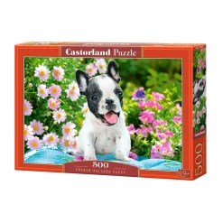 Puzzle 500 pièces : Chiot Bouledogue Français - Castorland