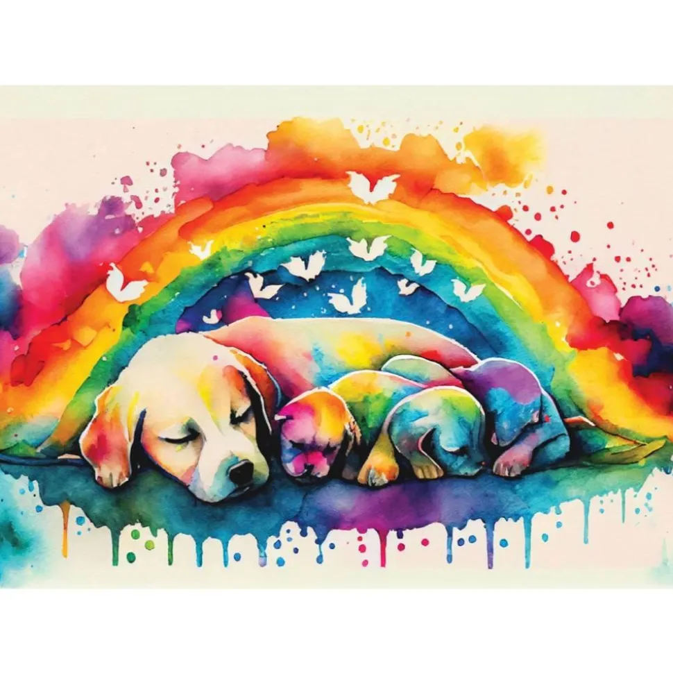 Puzzle 1000 pièces : Chiots - Yazz puzzle